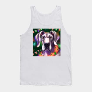 Cute Great Dane Drawing Tank Top